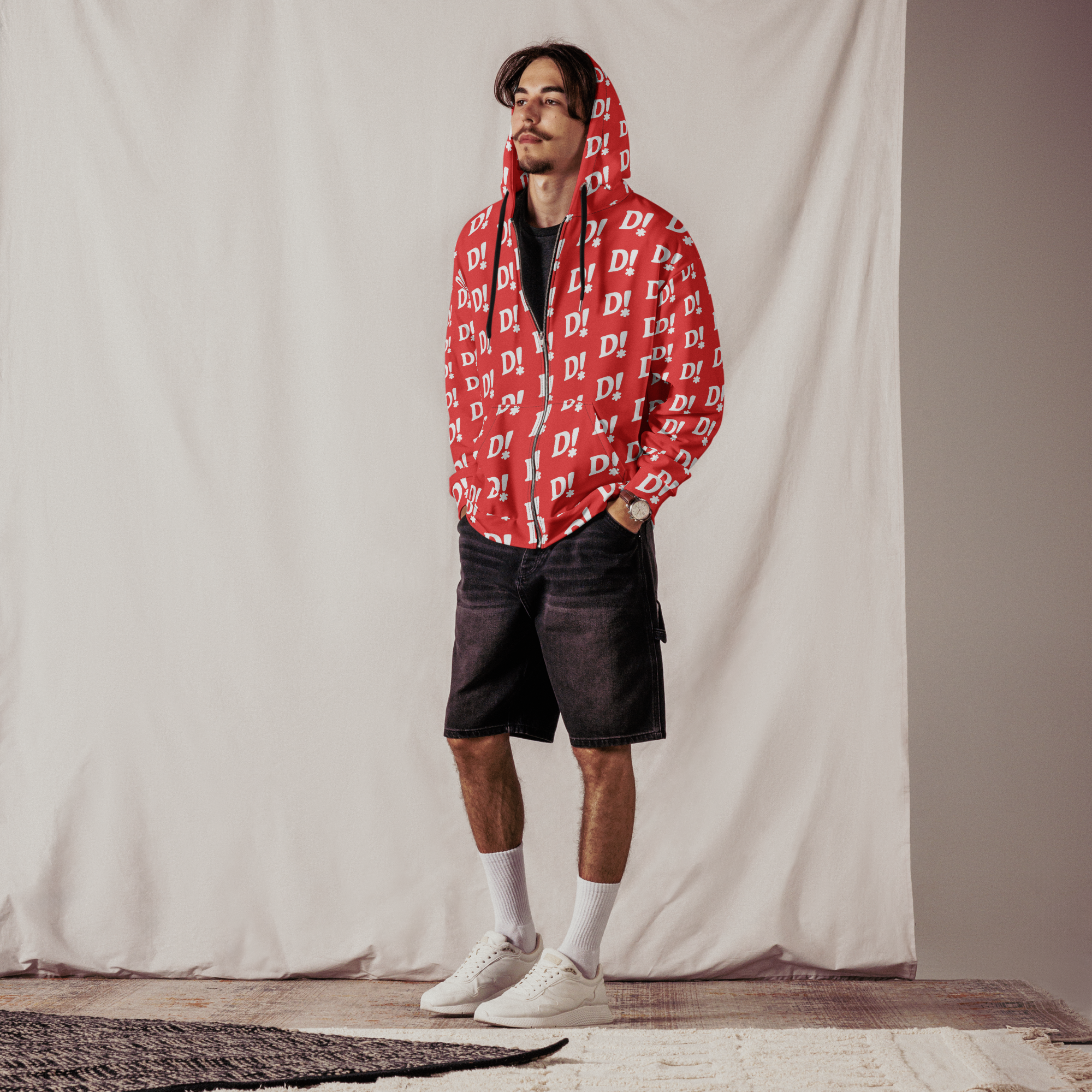 D! All Over Unisex Hoodie