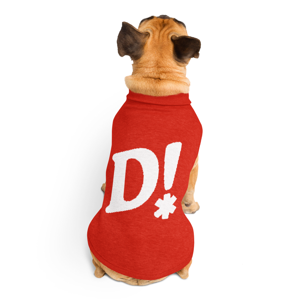 Pet My D! Dog Sweater